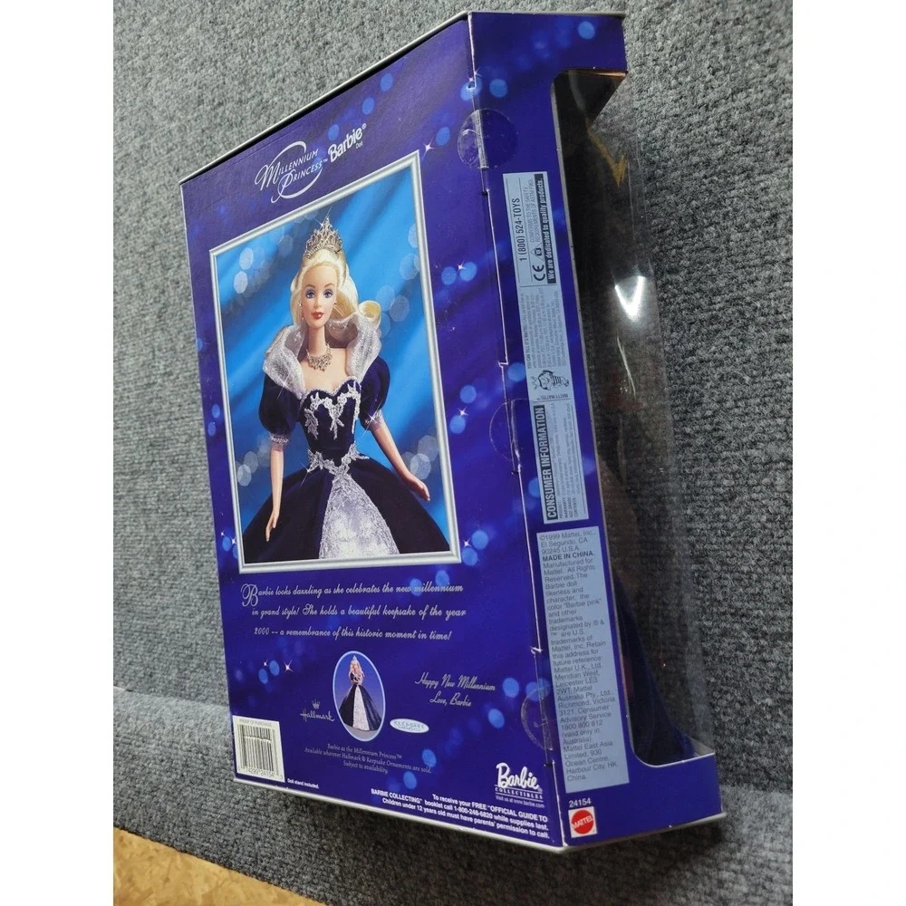 Mattel Millennium Princess Barbie Doll Special Edition Blue Velvet 24154 NIB